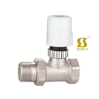 China General China Yuhuan shunshui heating system temperature control sunsy brass electric valve with a thermal actuator for sale