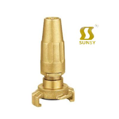 China Geka SSF-20020 brass spray nozzles with quick coupling connection from spray to full jet water flow can be stopped adjustment equal for sale