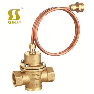 China Sunsy forged brass from the factory's leading yuhuan general Self-operated automatic pressure control differential valve for sale