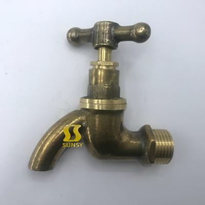 China Sunshui Shunshui Factory General Yuhuan Lockable England Water Faucet Bibcock Valve Kitchen Brass Faucet In Gold Silver Color for sale