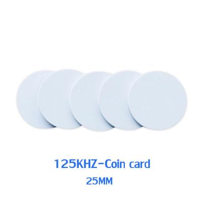 China Waterproof / Rewritable Sticker 1pcs Copy Clone Card Diameter 25mm Waterproof Coin-card 125khz RFID Card EM4305 3M Adhesive Sticker Coin for sale