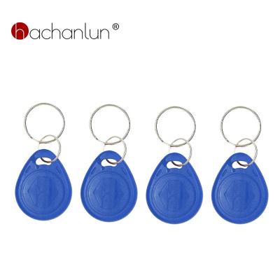 China Waterproof/HaChanLun T5577 Waterproof Sensor Tag Key Chain EM4305 RFID Badge 125KHz Box Copier and Rewrite Key Chain Access Card for sale