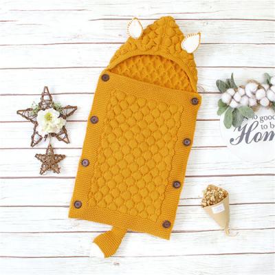 China Breathable In New Style Running Cute Solid Color Newborn Wrap Baby Blanket Sleeping Bag for sale