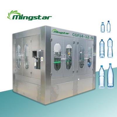 China Eco-friendly Glass Water Bottle Washing Machine Fill Water Cup Turkey Filling Capping Machine for sale