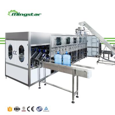 China Beverage 5 gallon bottled water filling machine 20 liter barrel water bottling factory trade liquid maker for sale