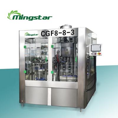 China Beverage Water Plant 250ml 330ml 500ml Bottled Mineral Water Bottle Capping And Filling Labeling Machine Small Scale for sale