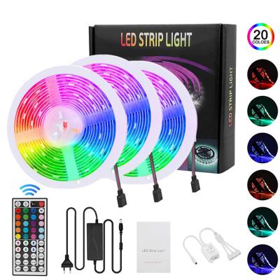 China LANDSCAPE RGB LED Strips Lights Waterproof 5M 10m 5050 wifi smart led light strip RGB for sale