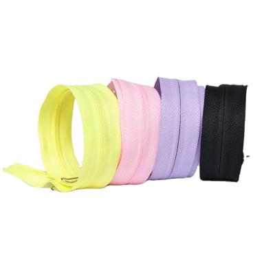 China Wholesale 3# Invisible End-End factory invisible nylon zipper for clothes bags tent zipper tape for sale