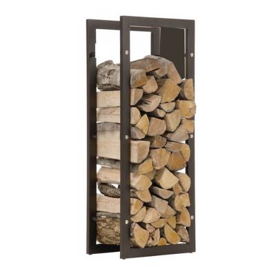 China Iron 2 Feet Outdoor Decorative Rack Log Storage Rack for sale