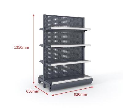 China Luxury Stocked Display Rack Supermarket Snack Shelf Grocery Snacks Shelf Display Rack for sale