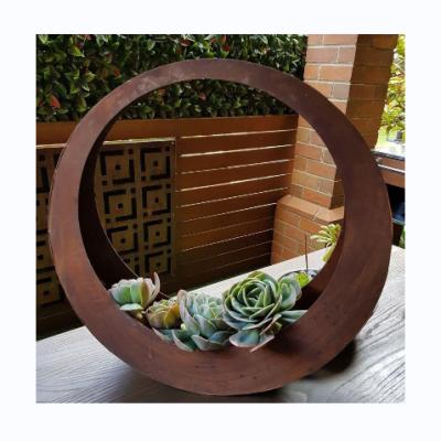 China Custom succulent metal garden flower pot plant pot metal flowerpot customer service for sale