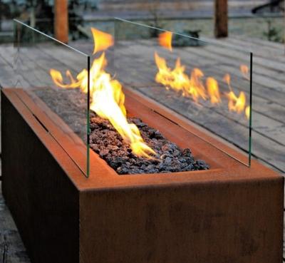 China Outdoor Gas Shape Fire Place Customer Service for sale