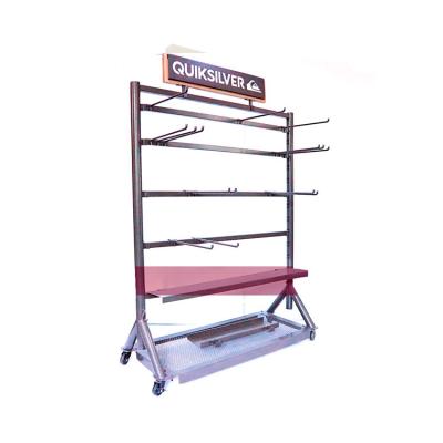 China Modern double sided supermarket clothing shelves, grocery snack display racks, store food shelves for sale