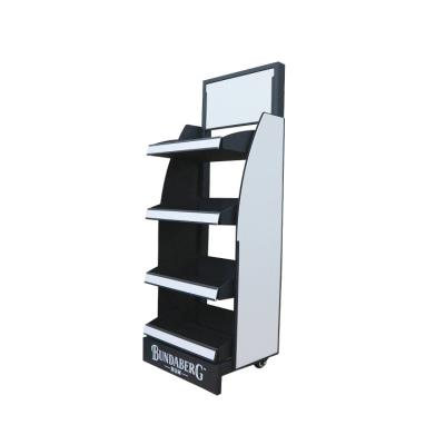 China Supermarket Single Sided Display Rack , Grocery Snack Metal Rack Manufacturers for sale