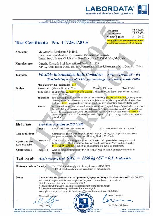 ISO22000 - Chengda Pack Industry (qingdao) Co., Ltd.