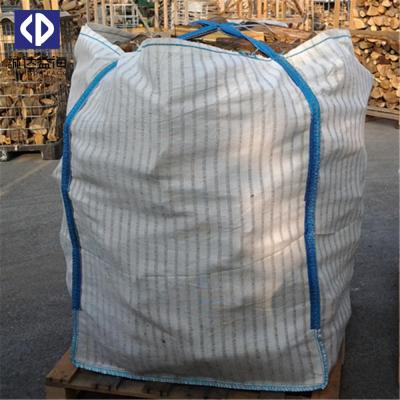 Κίνα Food Grade / Breathable Mesh Firewood Bag Packaging Ventilated Jumbo Bag Bulk Breathable Big Bag προς πώληση