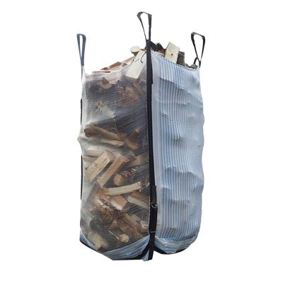 Κίνα Food Grade / Water-pfoof PP Aerated Large Volume Fibc Vented Mesh Bags Jumbo Bag For Firewood προς πώληση