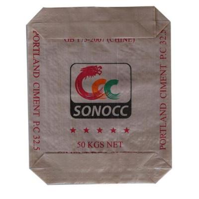 中国 Recyclable PP PE Valve Bag PP Cement Plastic Bag Laminated 25kg 50kg 販売のため