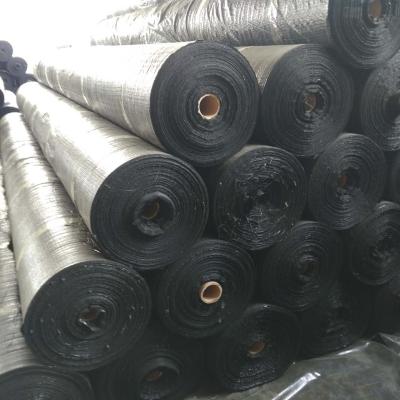 Κίνα 100% Virgin Plastic Polypropylene China Black PP Ground Cover Weed Mulch Mat προς πώληση