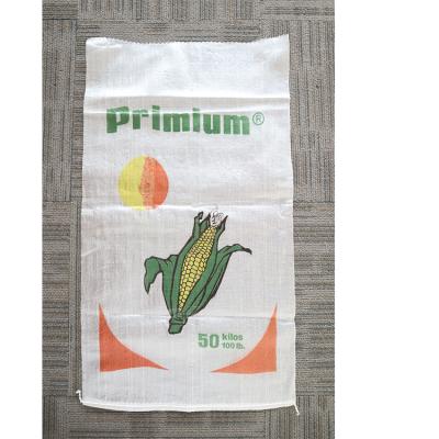 China China Recyclable Polypropylene Fabric Plastic Rice Grain Packaging Bags 25kg 50kg Single Sack PP Woven Raffia zu verkaufen