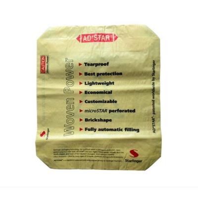 中国 High quality 20kg 25kg moisture proof hot sale PE valve bags 販売のため