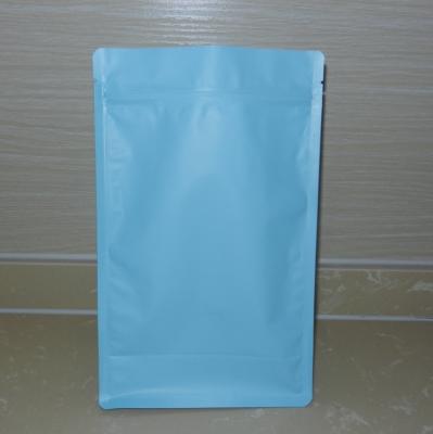 China 20*30*10cm Flat Bottom Zipper Food Moisture Proof Bag for sale