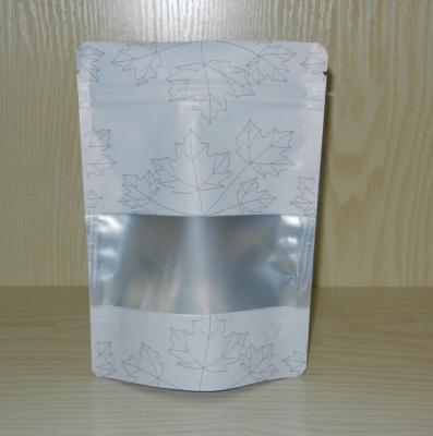 China Moisture Proof Frosted Packaging Bag With Window for sale