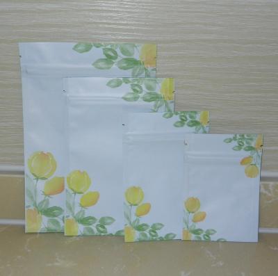 China Moisture Proof Frosted Zipper Bag With 10*15cm for sale