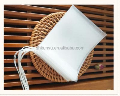 China Recycled Materials Tea Filter Bag With Strings for sale