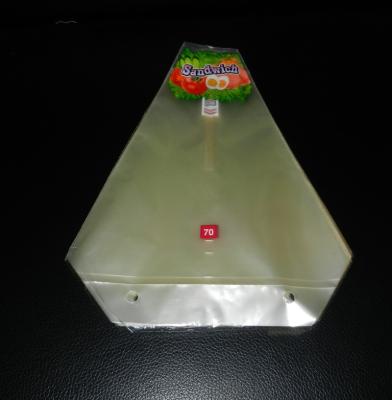 China Costom Triangle Sandwich Packaging Moisture Proof Bag for sale