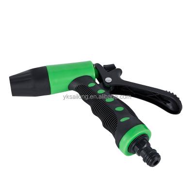 China Variable Flow Control Adjustable Soft Handle Plastic Garden Water Gun Garden Tools For House Farm Cleaning Irrigation for sale