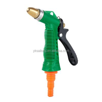 China Variable Flow Control Adjustable Plastic Garden Water Gun Garden Tools For House Farm Cleaning Irrigation for sale