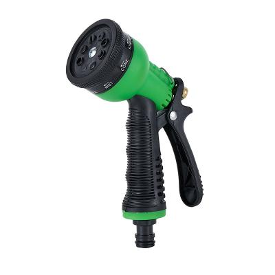 China Variable Flow Control Hot Selling 8 Models Gently Grasp Plastic Garden Water Spray Nozzle Factory Price for sale