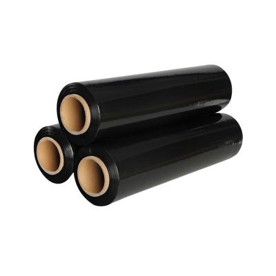 China Manufacturer PE Black Stretch Film Pallet Wrap Moisture Proof Film for sale