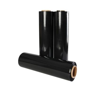 China Manufacturer High Performance PE Pallet Wrap Stretch Film Moisture Proof Black for sale