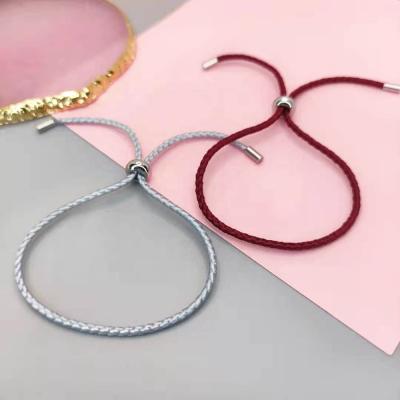 China Friendship TRENDY Adjustable LOVE Rope Base Bracelet For DIY Charm Bracelet Making for sale