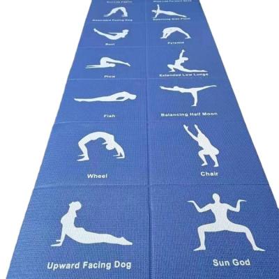 China Eco-Friendly PVC Hot Sales Non Slip Exercise Yoga Mat Exercise Fitness Yoga Mat for sale