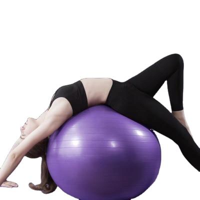 China Round Wholesale Fitness Gym 65 Massage Balance Red PVC Yoga Ball for sale