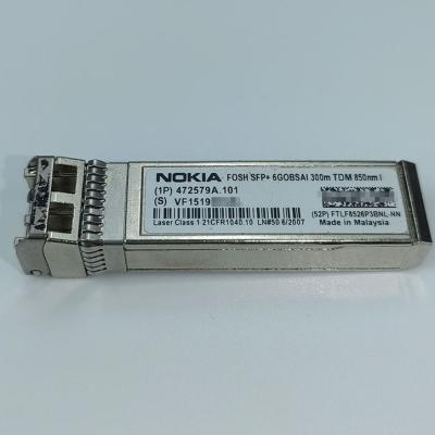 China NOKIA FOSH SFP+6GOBSAI 300m TDM 850nm I 472579A.101 for sale