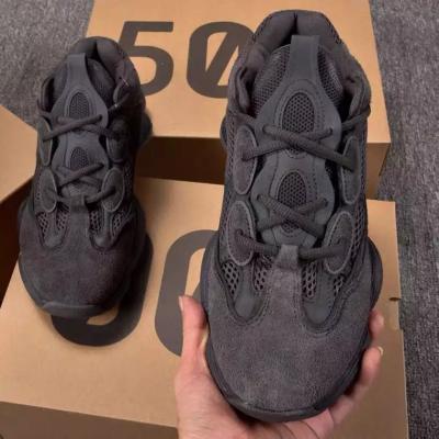 China Original high quality Yeezy genuine leather unisex running shoes latest fashion trend design 500 fashion sports shoes men for sale