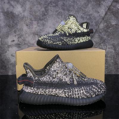 China Newest Fashion Design High Quality Reflective Children Kids Breathable Casual Sneakers Brand Yeezy 350 Shoes for sale