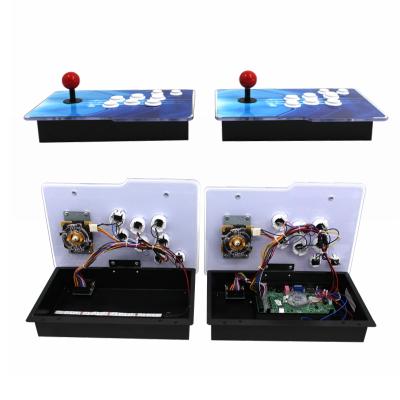 China Metal + Retro 6067 Acrylic Double Joysticks Customized Box Video Game Console Pandora Mini Classic Arcade Machine for sale