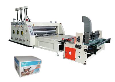 China Flexo Printing Machine Automatic Feeding Printing and Slotting Machine for sale