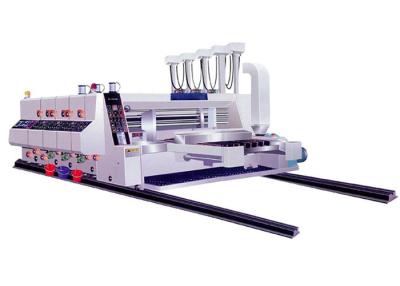 China High Speed Corrugated Carton Box Making Machine / Die Cut Printing Machine for sale