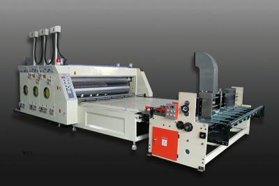 China High Performance Slotting Flexo Printing Machine / Automatic Feeding Cardboard Machine for sale