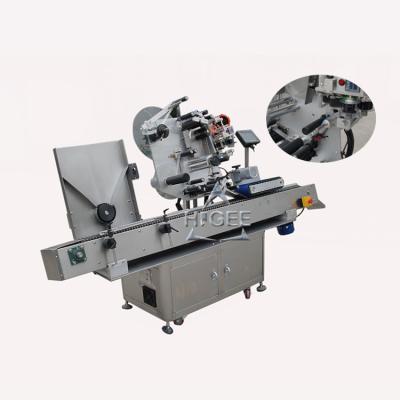 China Penicillin bottle automatic labeling machine , GPG brand sticker labeling machine for Label feeding motor for sale