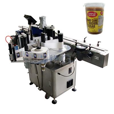 China Round Bottle Labeling Machine , bottling and labeling machine for bround suger jar for sale