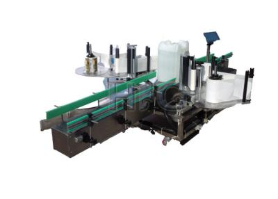 China 25kg Jar Square Bottle Sticker Applicator Machine,  Labeling Machine With Feeding Bottles Stable Speed for sale