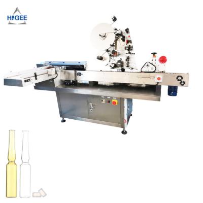 China Automatic Sticker Bottle Ampoules Labeling Machine Glass Ampoule Vial Lip Balm packaging and labeling machine price for sale