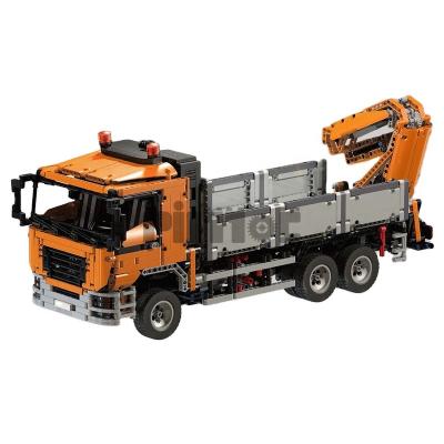 China NEW Plastic MOC 4156 MAN Transport Truck MOC-4157 Power Function Plastic RC Motor Vehicle Building Block Educational Toys Children Gifts for sale